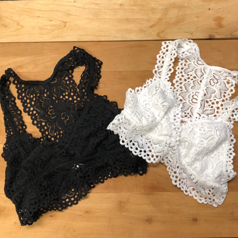 Lace Bralettes (pair)